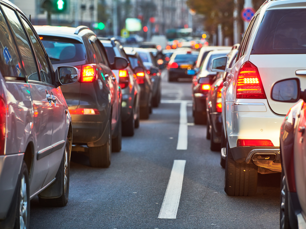 道路渋滞のピークとオフピークの差が大きい都市ランキング