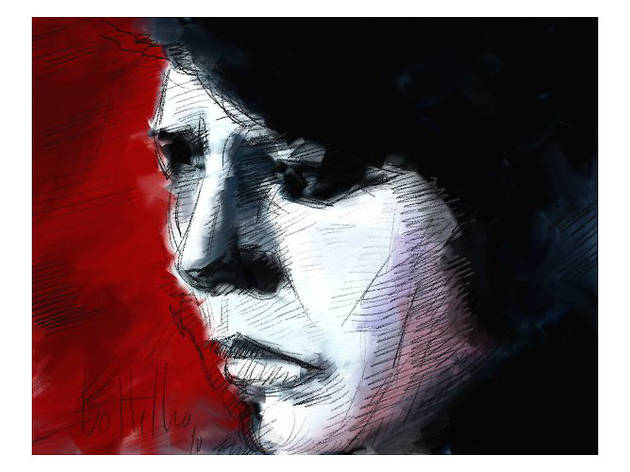 Natália Correia pintura de Carlos Botelho