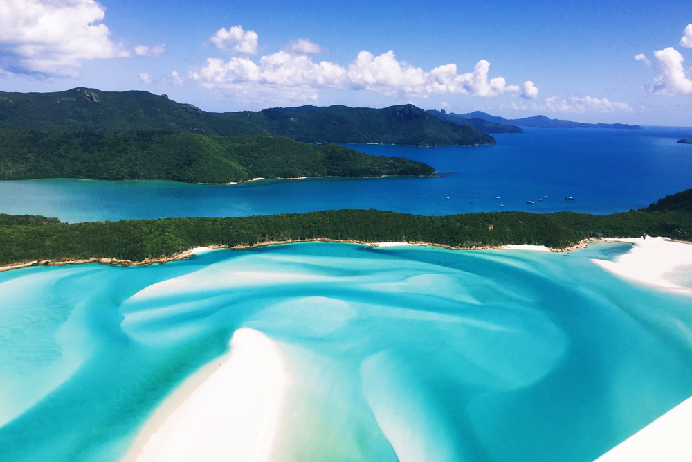 Playa Whitehaven, en Australia