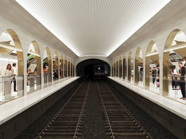 Le Terminus : un cool bar-resto-marché, niché dans une station de métro fantôme Le Terminus : un cool bar-resto-marché, niché dans une station de métro fantôme
