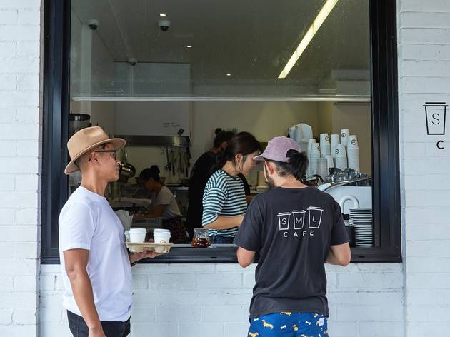 Coffee Chatswood Two men at coffee shop