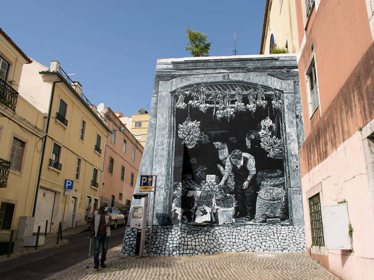 Mural em Arroios de Mariana Duarte Santos