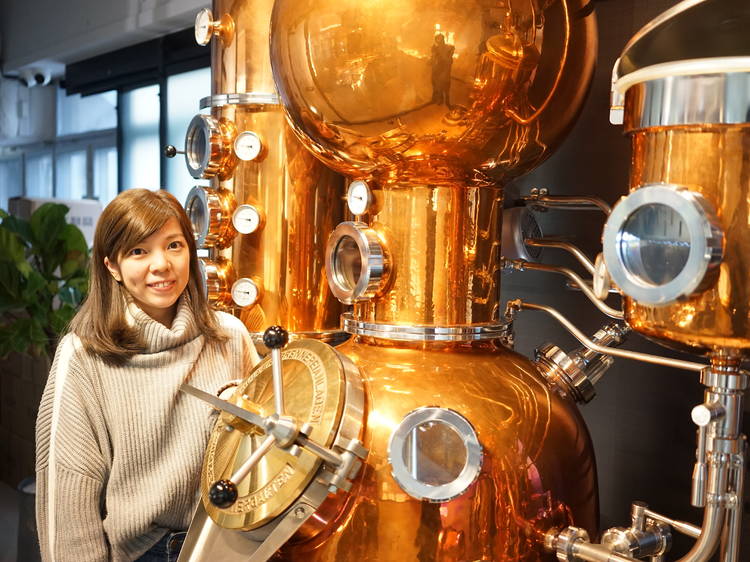 Dimple Yuen, head distiller and co-founder of Two Moons Distillery, 32 years old