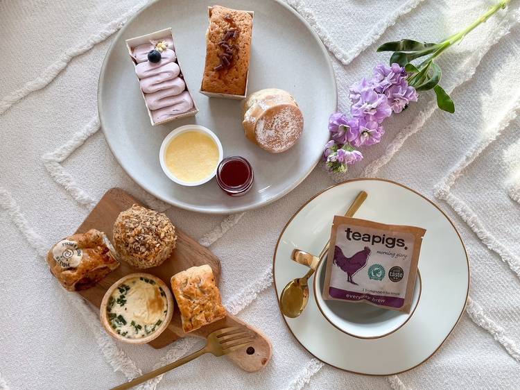 Afternoon tea at home for four