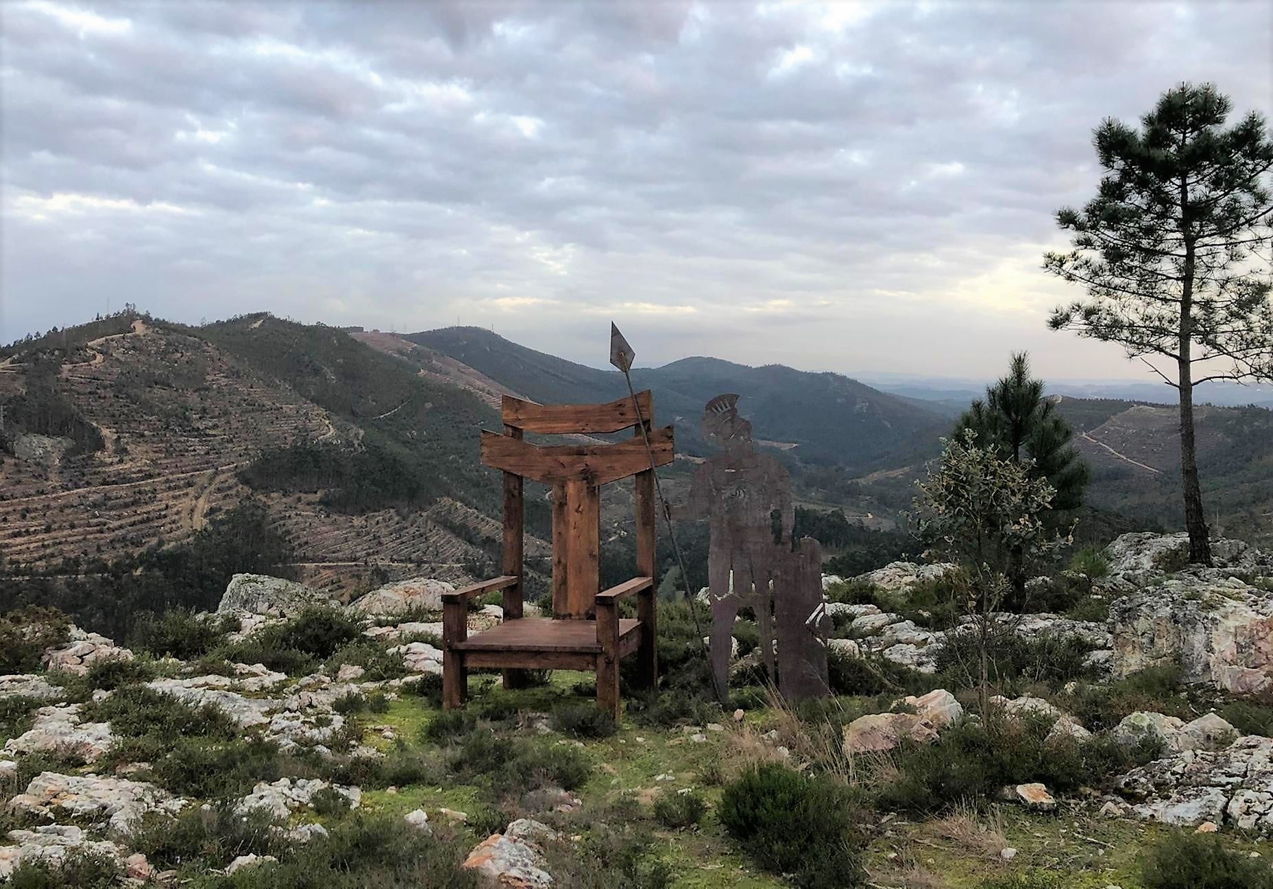 Trono romano em Valongo