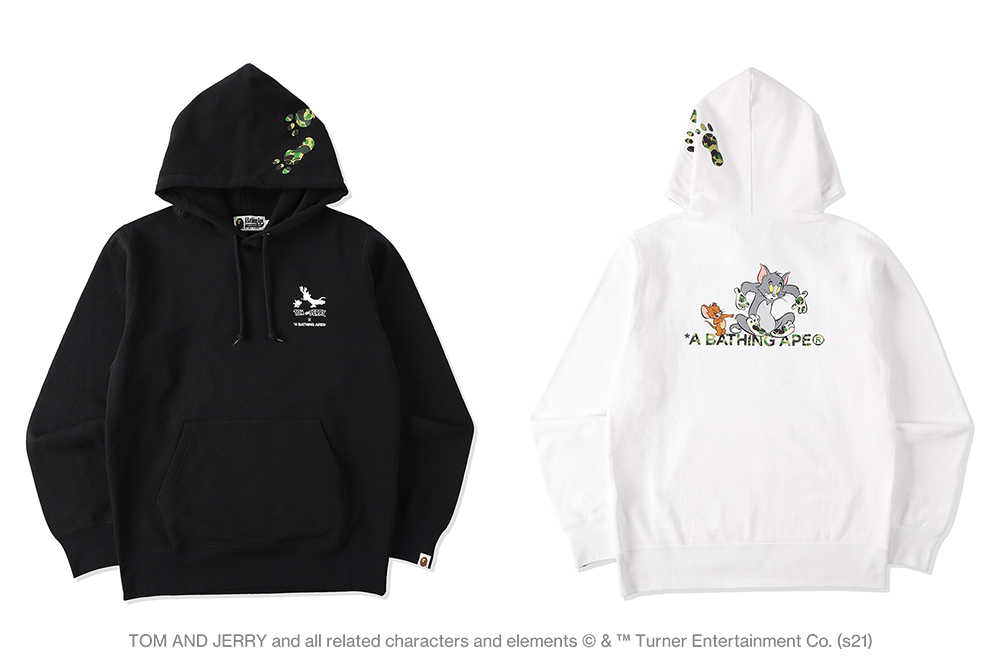 A Bathing Ape is dropping a Tom and Jerry collection this month