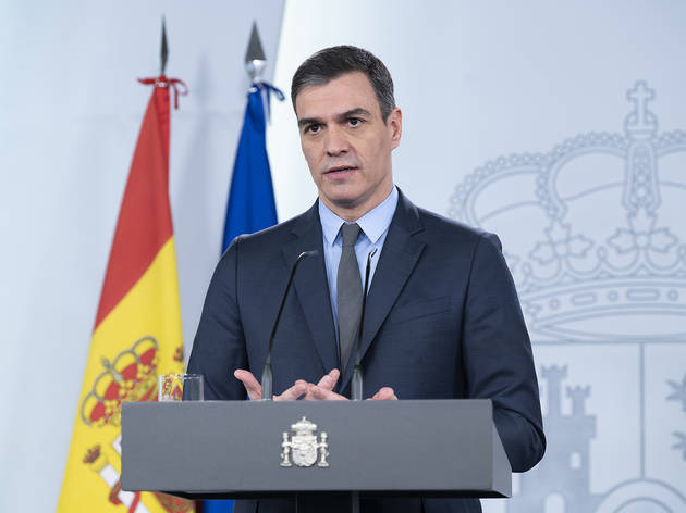 Pedro Sánchez declara el estado de alarma Pedro Sánchez declara el estado de alarma