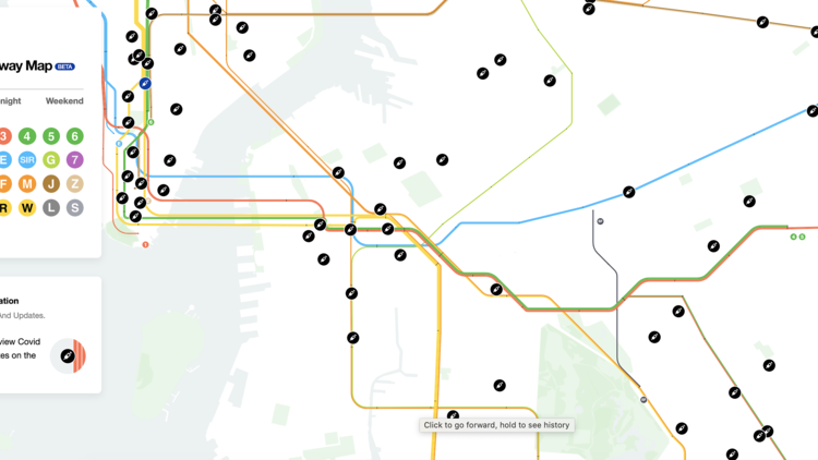 MTA subway map