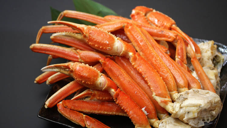 All-you-can-eat crab, sushi and strawberries