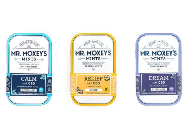 Mr. Moxey's CBD-infused mints Mr. Moxey's CBD-infused mints