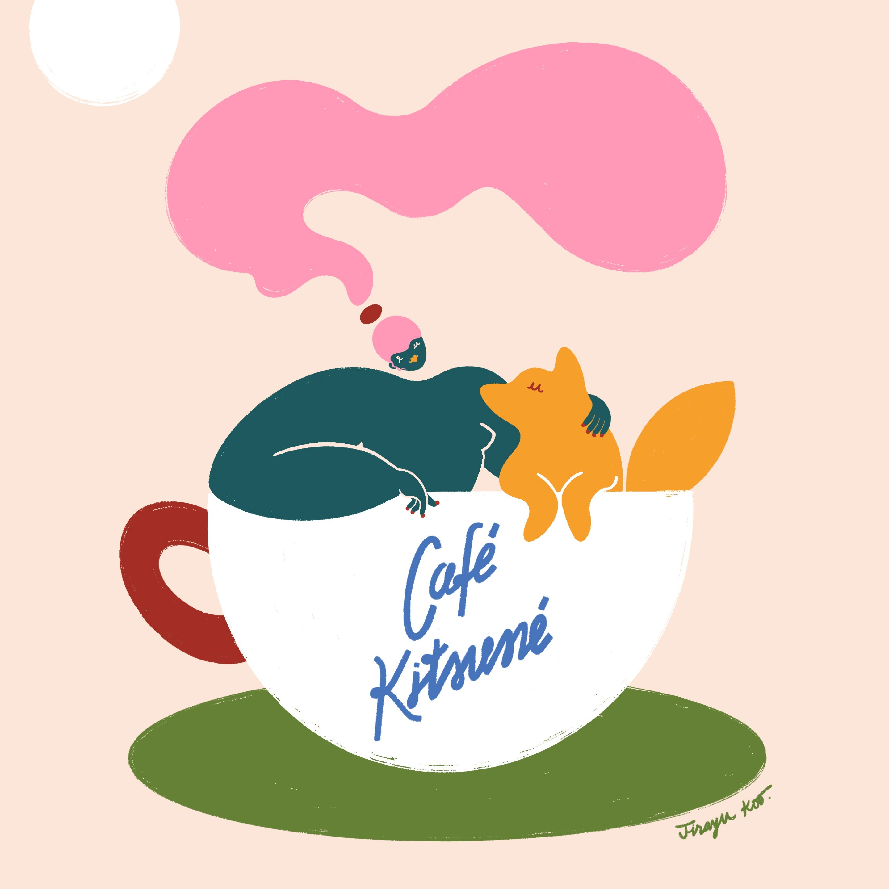 Maison Kitsune Collaborates With 8 Thai Illustrators On Smartphone Wallpapers