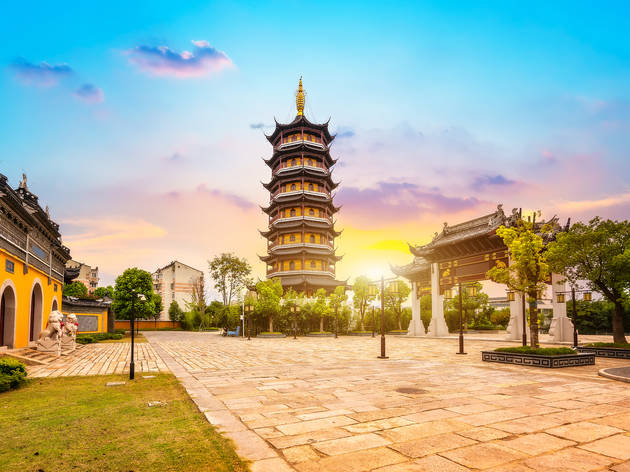 Henan Mountain Temple in Fengcheng, Taizhou Henan Mountain Temple in Fengcheng, Taizhou