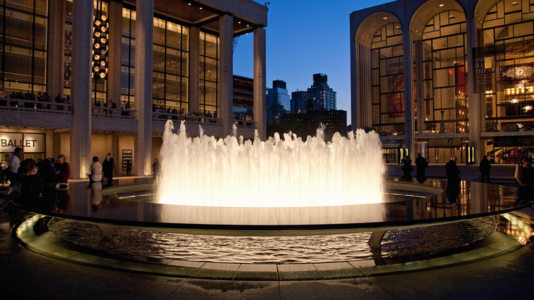 Lincoln Center at night