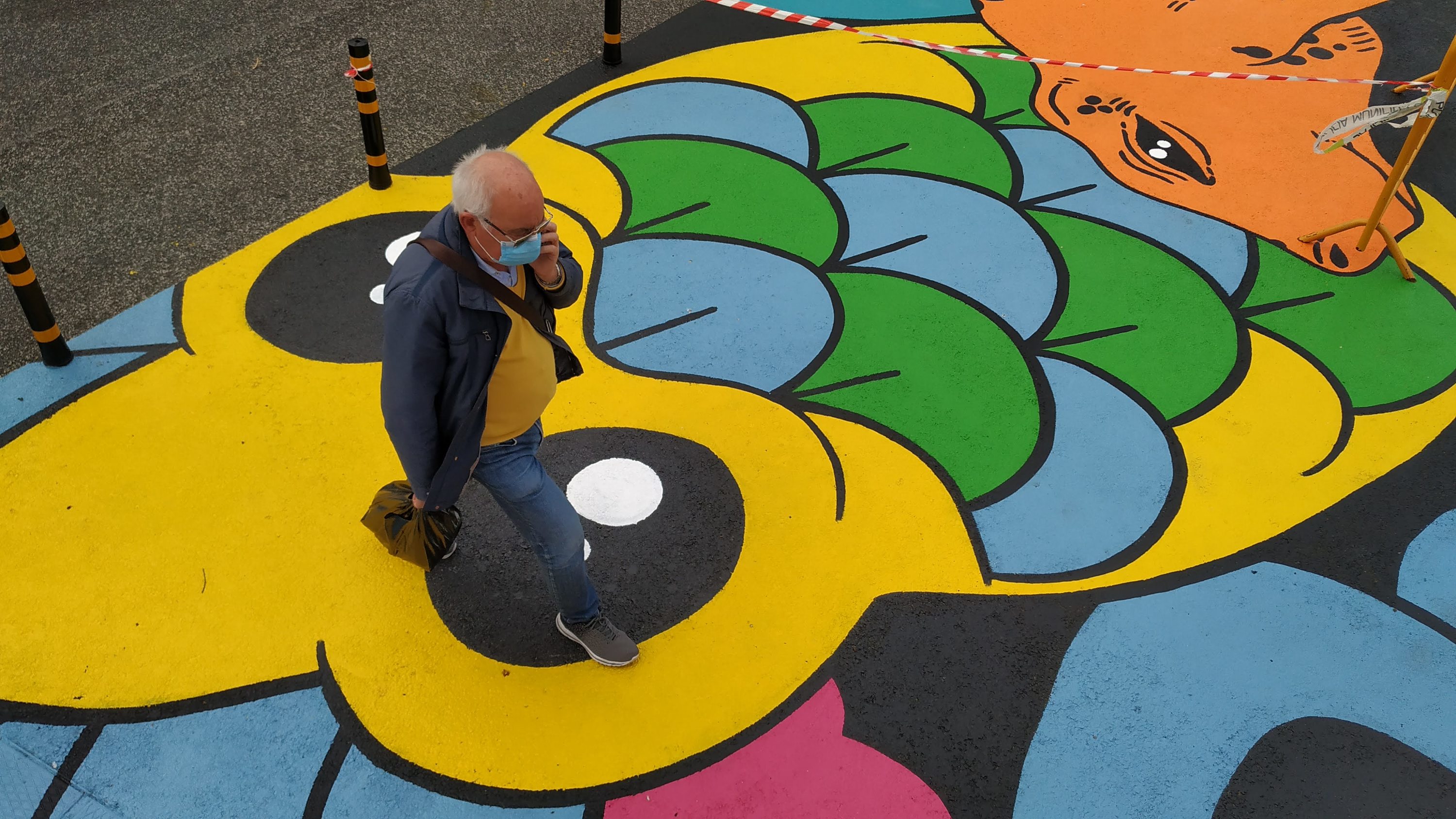 Intervenção do Colectivo Artístico Boa Hora Estúdio