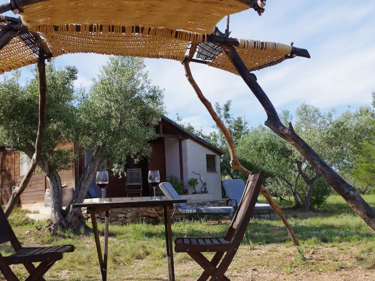 Una cabana de fusta al Delta de l'Ebre