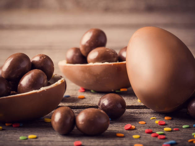 Ous de Pasqua de xocolata Ous de Pasqua de xocolata