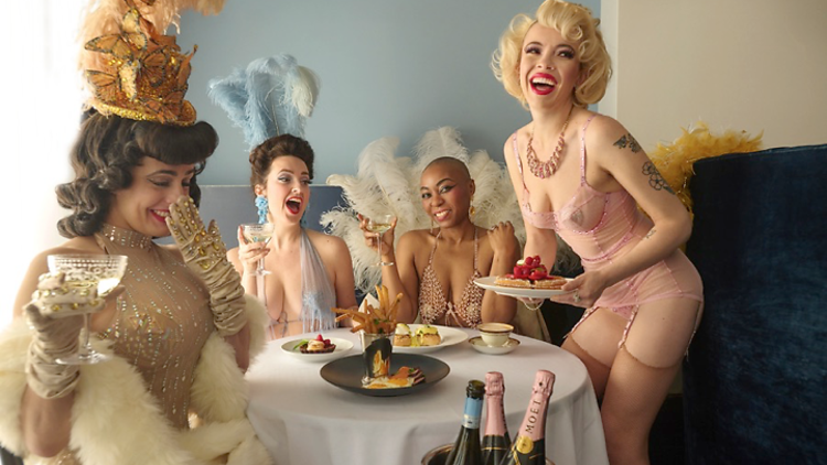 Duane Park burlesque brunch