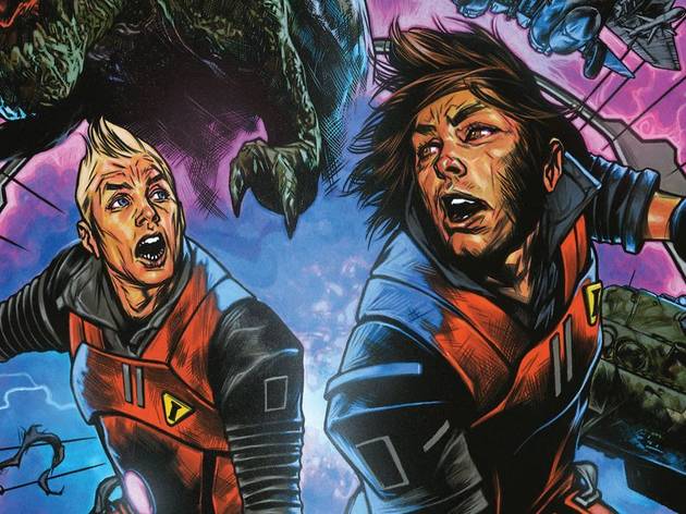 Chrononauts Ilustración del comic Chrononauts