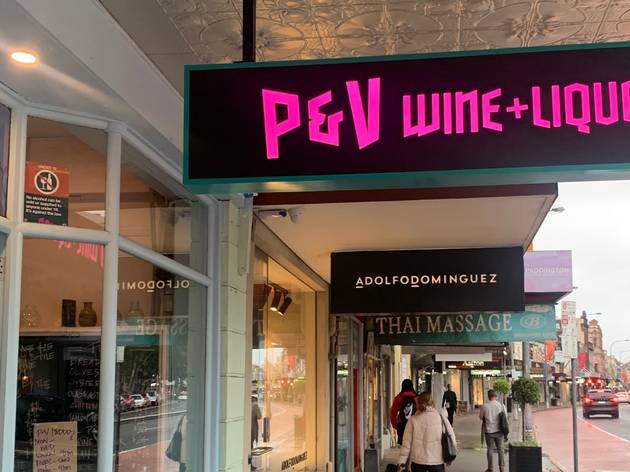 P&V Merchants Paddington Sign saying P&V