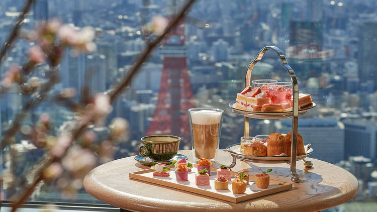 Andaz Tokyo sakura afternoon tea