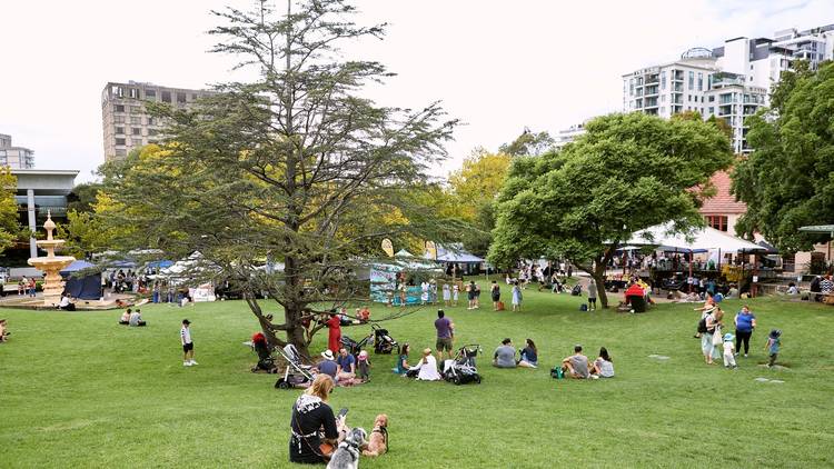 People in a park