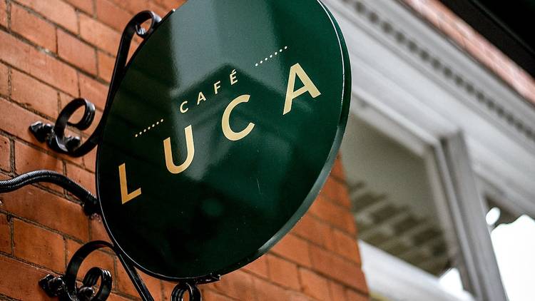 Cafe Luca sign