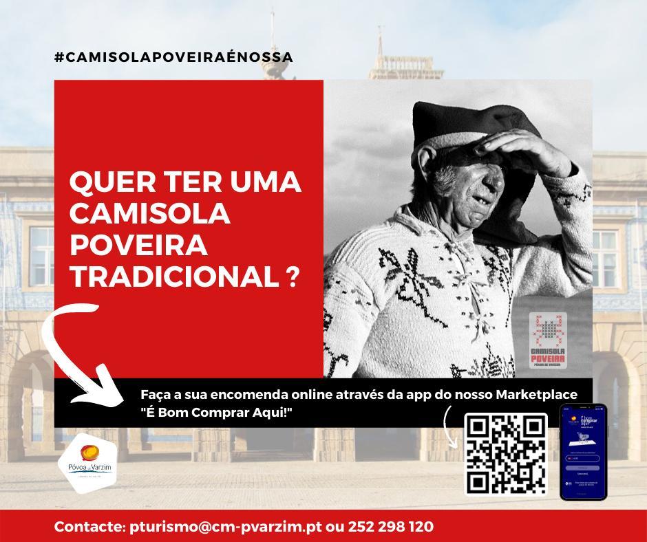 Camisola poveira, marketplace, online, artesanato
