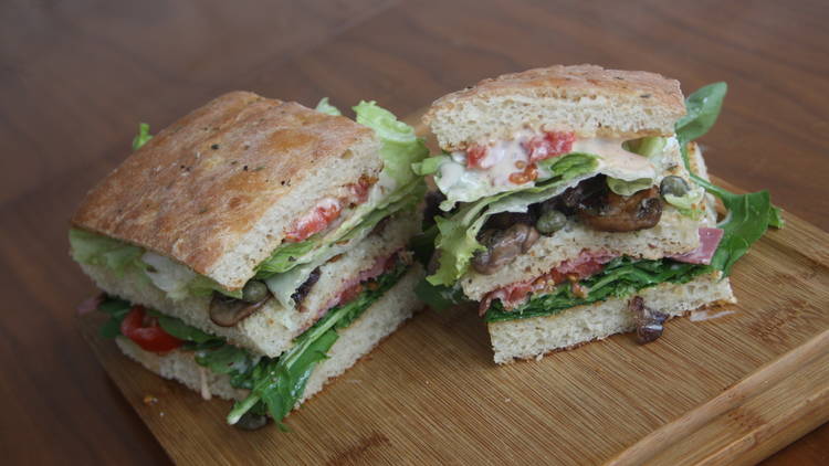 Blue panini from Bubada Club Sandwiches and More | Istanbul