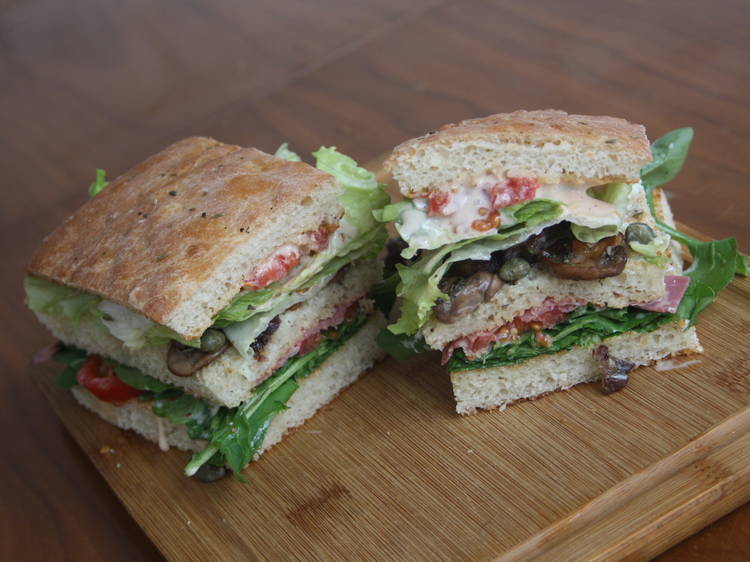 Blue panini from Bubada Club Sandwiches and More | Istanbul