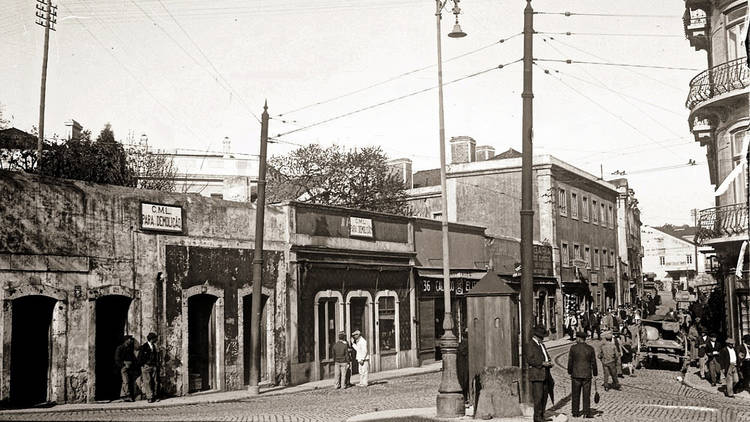 Pátio das Antigas, Lisboa Antiga, Largo do Rato, 1929