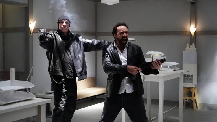 Nicolas Cage totting a gun in Fantastic Film Fest movie Prisoners of the Ghostland