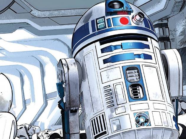 Star Wars Entre las estrellas Ilustración de R2D2