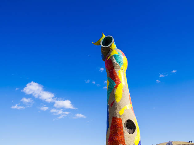 Escultura Dona i ocell, de Joan Miró Escultura Dona i ocell, de Joan Miró