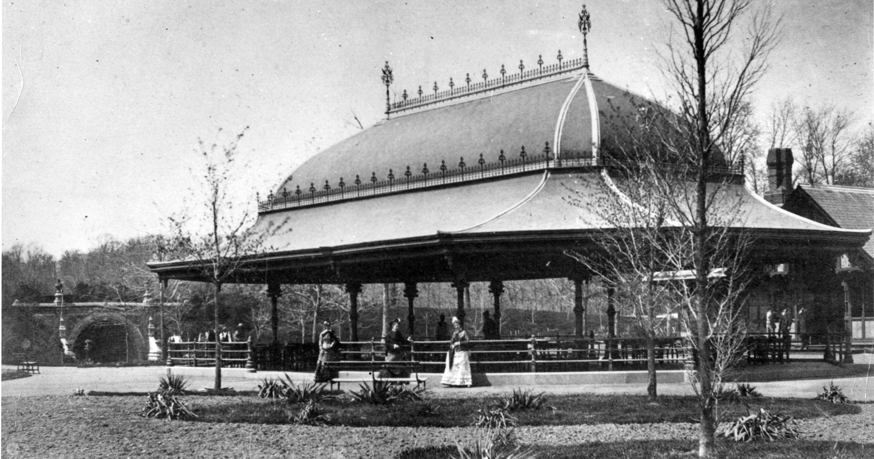 Concert Grove Pavilion in 1885