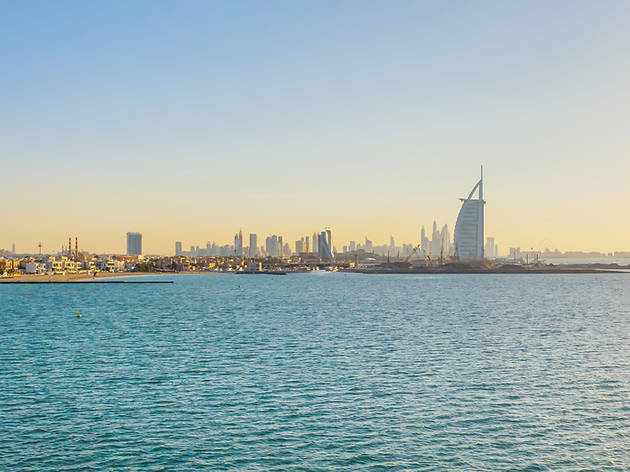 Coastline and Burj al Arab, Dubai Coastline and Burj al Arab, Dubai