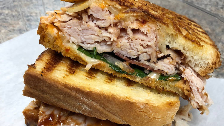 DJ’s Jerk Turkey Panini from Mabe’s Deli