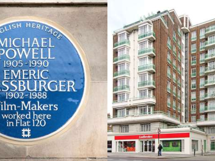 Powell & Pressburger blue plaque, London