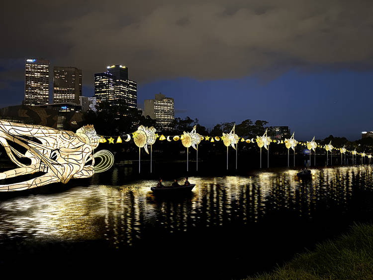 Friday night: Stroll along the Yarra and immerse yourself in art