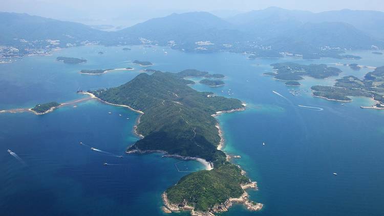 For crystal clear waters: Sharp Island