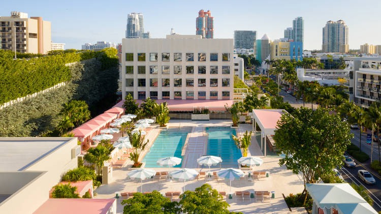 Strawberry Moon Pool at The Goodtime Hotel