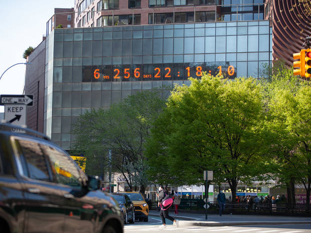 big clock in new york