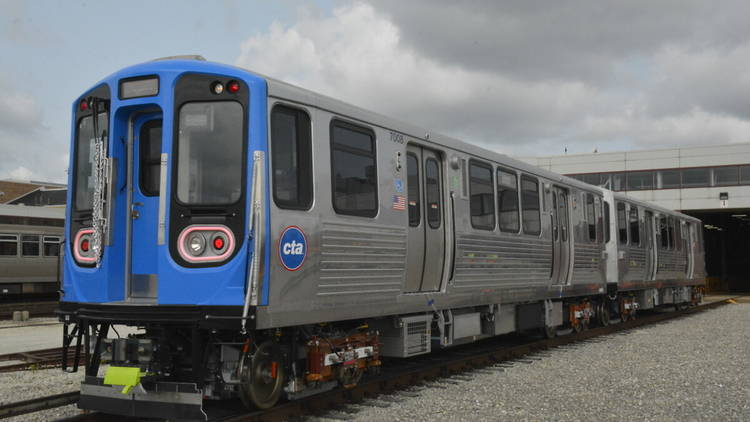 CTA series 7000 railcars