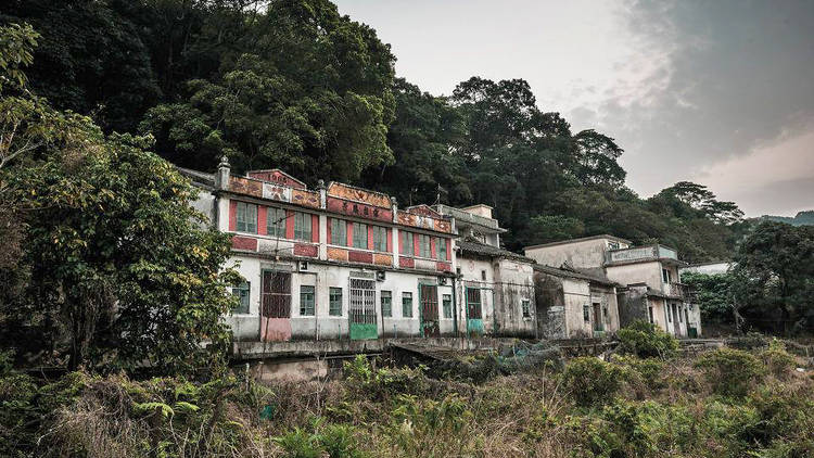 Take a stroll through an abandoned village