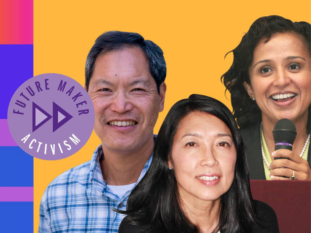 Manjusha P. Kulkarni, Cynthia Choi, Russell Jeung, Future Makers Manjusha P. Kulkarni, Cynthia Choi, Russell Jeung collage