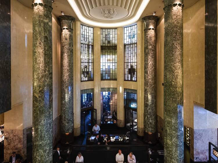 Rockpool Bar and Grill, interior overview