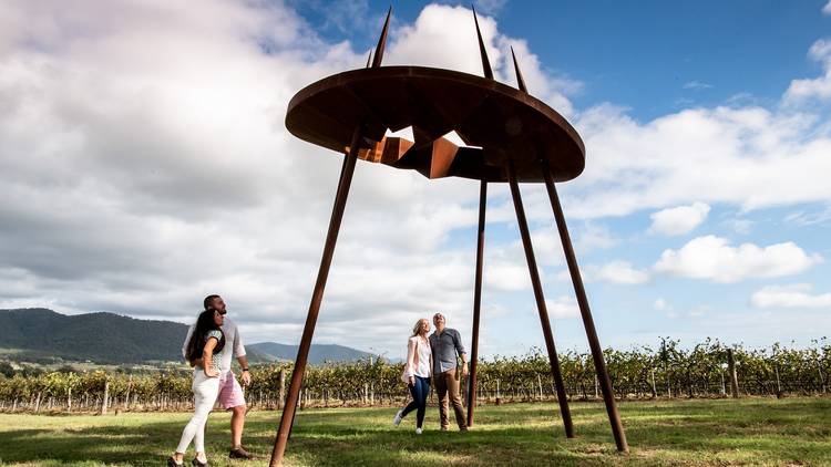 Winmark Wines outdoor sculpture