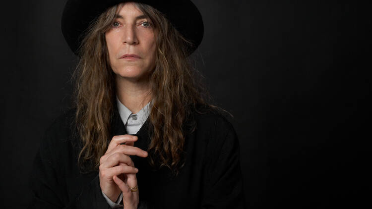 Patti Smith in hat 