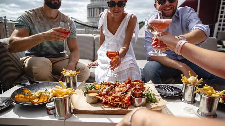 Madison, terrace, rooftop, outside dining