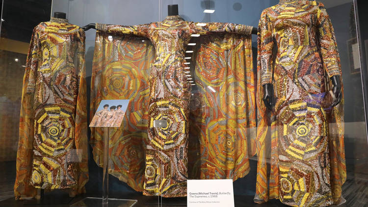 Butterfly gowns worn by the Supremes