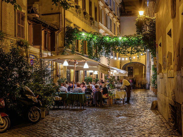 Trastevere in Rome, Italy Trastevere in Rome, Italy